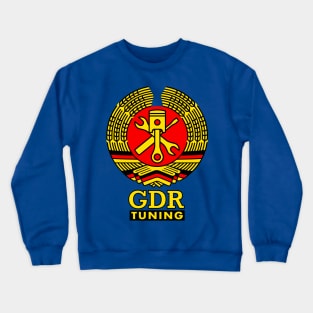 GDR workshop tuning coat of arms (colored) Crewneck Sweatshirt